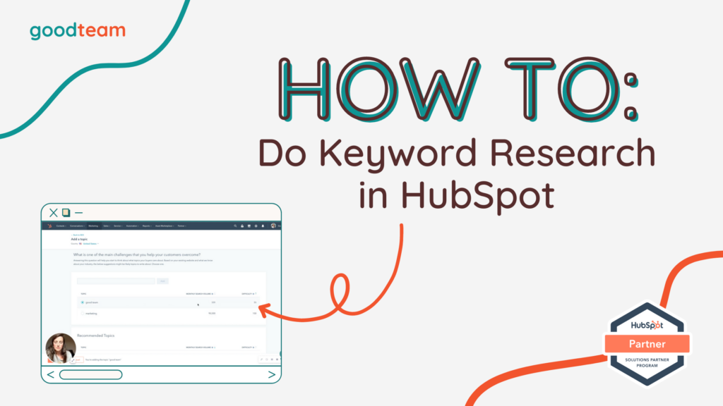 how to do keyword research in hubspot