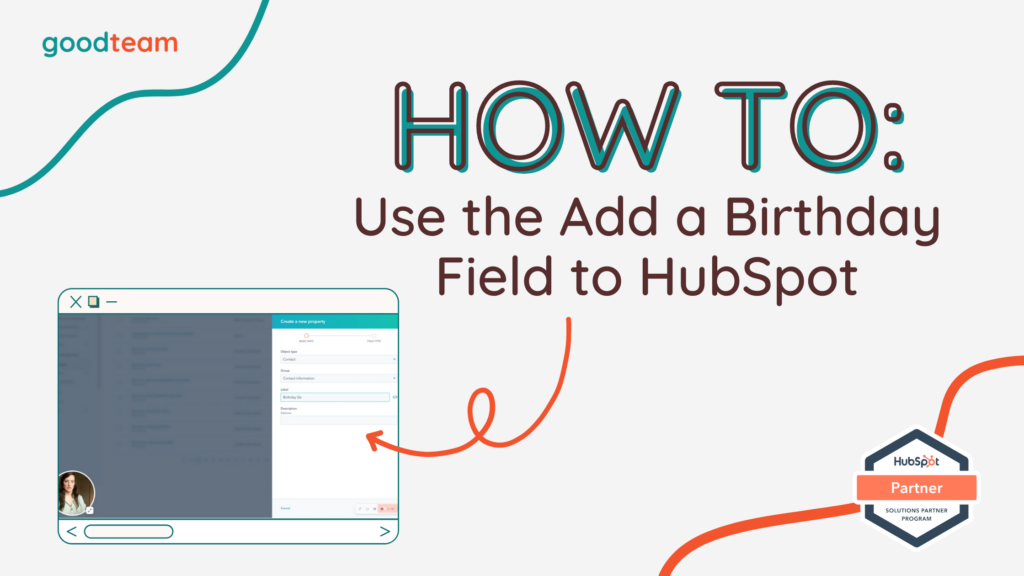 How to Add a Birthday Field in HubSpot (Date Picker Custom Property)