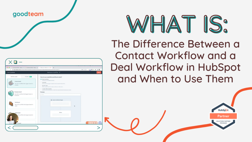 Contact and Deal Workflow