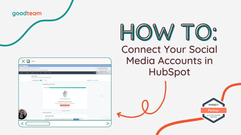 Connect social media hubspot