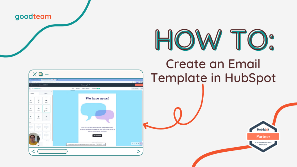 Email template in hubspot