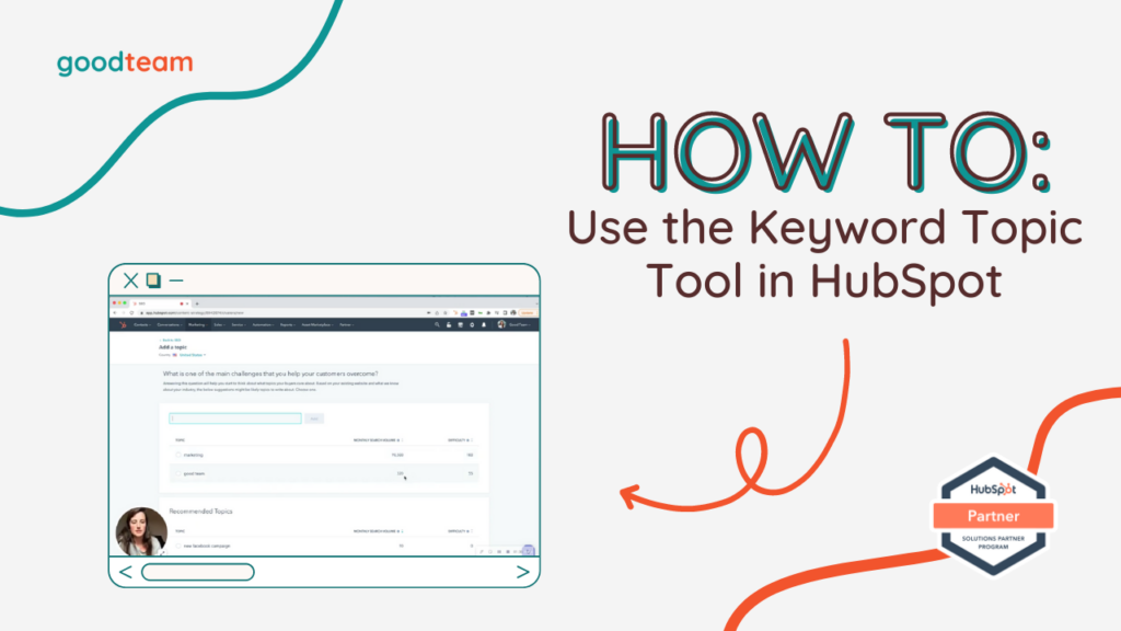 Keyword Topic Tool HubSpot