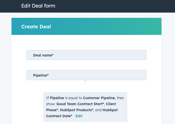 deal form